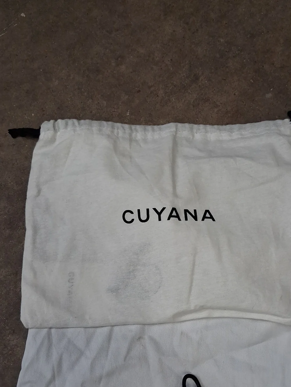 4 Assorted Drawstring Dust Bag Set, J. Crew, Mina Baie, Cuyana, Alf The Label